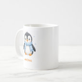 お名前入りウィンターキッズフォトマグカップ コーヒーマグカップ (正面左)