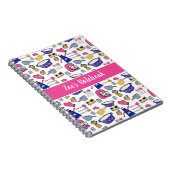 お名前入りキッチン用品のパターン名 ノートブック (右側)