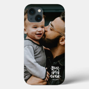 お名前入りフォトパパ最高の父いつもありがとうオーバーレイ iPhone 13ケース