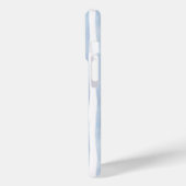 お名前入りブルーストライプ プレピー Case-Mate iPhoneケース (裏面 / 左)