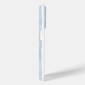お名前入りブルーストライプ プレピー Case-Mate iPhoneケース (裏面 / 右)