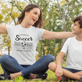 お名前入りプロサッカー母Tシャツ Tシャツ
