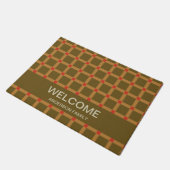 お名前入りモノグラムギフト Welcome ドアマット (アングル)