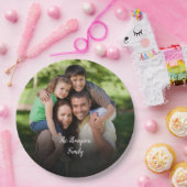 お名前入り写真台本 ペーパープレート (パーティー)