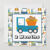 お名前入り月齢マーカー 招待状 (裏面)