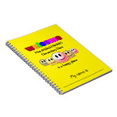 お名前入り ウェルカム クラス ノートブック (右側)