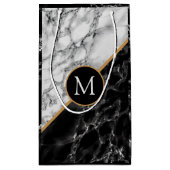 お名前入り オーダーメイド あなたの文字 ギフトバッグ 大理石 (裏面)