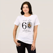 お名前入り「Look Who's 60」60歳の誕生日フォトTシャツ トライブレンドTシャツ (正面全面)