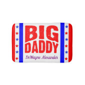 お名前入りBig Daddy Stars and Stripes バスマット (正面)
