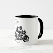 お名前入りBorn To Ride マグカップ (正面右)