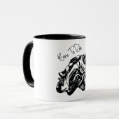お名前入りBorn To Ride マグカップ (正面左)