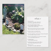 お名前威厳のあるの詳細 – 祈りの言葉カード 名刺 (正面/裏面)