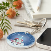 [お名前]のポイルーナクリスマスサークル キーホルダー (正面右)