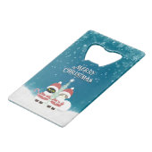 [お名前]のポイルーナクリスマス クレジットカード栓抜き (正面アングル)