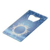 [お名前]のポイルーナクリスマス クレジットカード栓抜き (裏面アングル)