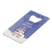 [お名前]のポイルーナクリスマス クレジットカード栓抜き (正面アングル)