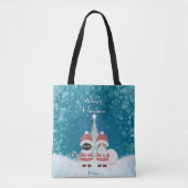 [お名前]のPoiluna Christmas Tote Bag トートバッグ (正面)