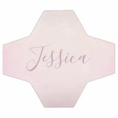 お名前 | エレガントなスクリプト ソフト オンブレ サッカーボール (フラット)