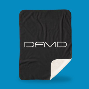 お名前  カスタマイズクール可能なスタイル化文字 シェルパブランケット