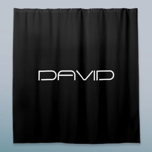 お名前 |カスタマイズクール可能なスタイル化文字 シャワーカーテン