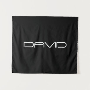 お名前 カスタマイズクール可能なスタイル化文字 タペストリー