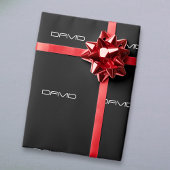 お名前 |カスタマイズクール可能なスタイル化文字 ラッピングペーパー