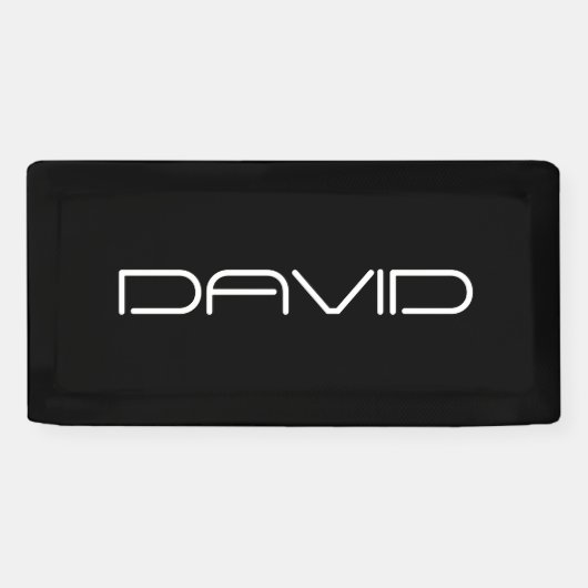 お名前 |カスタマイズクール可能なスタイル化文字 横断幕 (横)