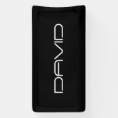 お名前 |カスタマイズクール可能なスタイル化文字 横断幕 (縦)