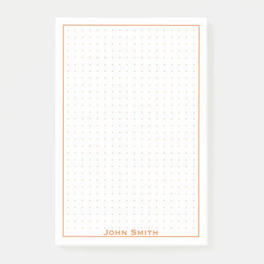 お名前 |グ点々のあるリッド企業のブミニマルロン ポストイット (正面)