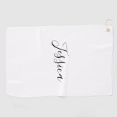 お名前 |スクエレガントリプト ゴルフタオル (横)