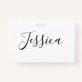 お名前 |スクエレガントリプト バッジ (裏面)