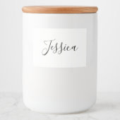 お名前 |スクエレガントリプト フードラベル (正面)