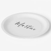 お名前 |スクエレガントリプト ペーパープレート (アングル)
