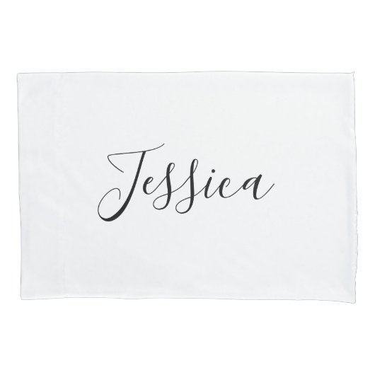 お名前 |スクエレガントリプト 枕カバー (正面)