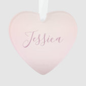 お名前 |ソフトスエレガントクリプトグラデーション オーナメント (裏面)