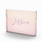 お名前 |ソフトスエレガントクリプトグラデーション フォトブロック (右)