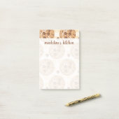 お名前 |チョコレートチップクッキー ポストイット (デスク上)