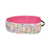 お名前/プロモピンクのフラワーパワーヘッドバンド アスレチックヘッドバンド (右)