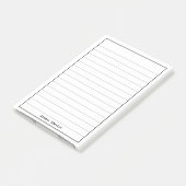 お名前 |企業の最小黒線 ポストイット (アングル)