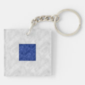 お名前+信号航海のフラグS Sierra キーホルダー (裏面)