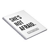 お名前 |彼女は恐れていない ノートブック (右側)