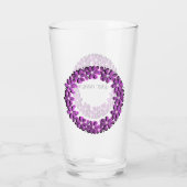 お名前、文字パーソナライズされた、 タンブラーグラス (裏面)