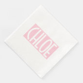 お名前 |淡いはっきりしたピンクの白い文字 (コーナー)