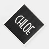 お名前、白はっきりした文字 |黒 (コーナー)