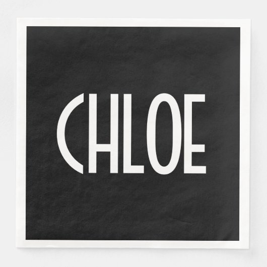 お名前、白はっきりした文字 |黒 (正面)