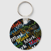 お名前/私の名前カスタム キーホルダー (正面)