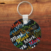 お名前/私の名前カスタム キーホルダー (正面)