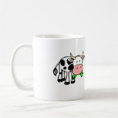 お名前 赤い納屋と農場の動物 子供用マグカップ コーヒーマグカップ (左)