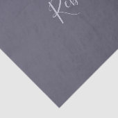 お名前 | Lavenderエレガント Script on Hazy Purple 薄葉紙 (詳細)