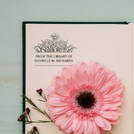 お名前WILDFLOWERSのライブラリから ラバースタンプ